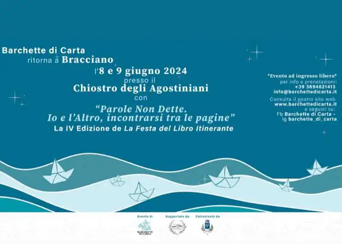 Barchette di carta 2024 bracciano programma