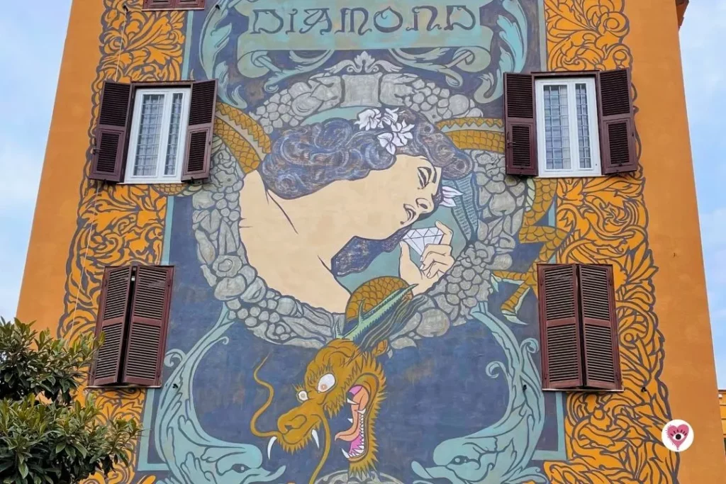 uno dei murales di Tor Marancia