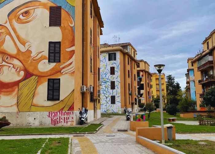 murales Roma Sud - dentro al museo di Tor Marancia