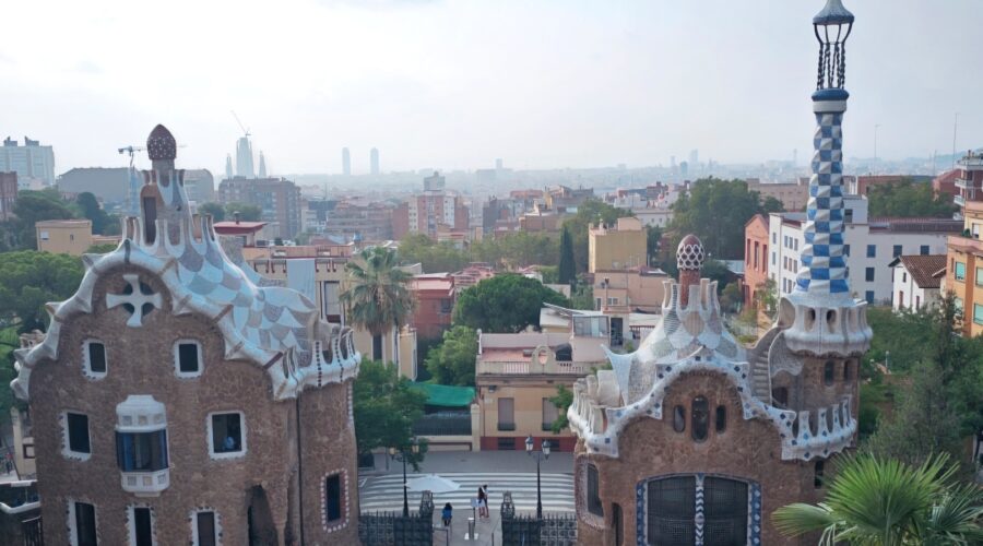 Panoramica di Barcellona.